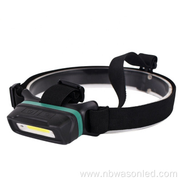 Wason Professional Advanced COB Flood Work Site Headlamp Mining Working Engineering Head Lamp Light Rechargeable